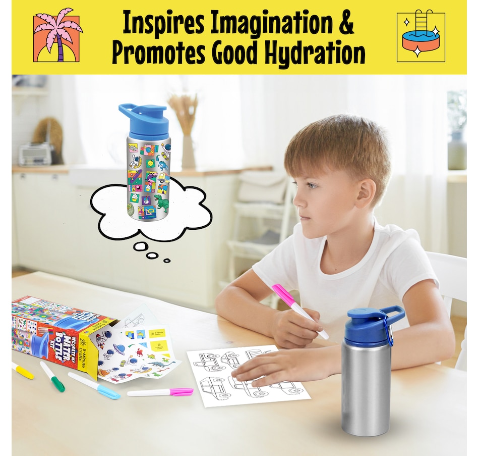 Image 119949_ALTMORE3.jpg, Product 119-949 / Price $29.99, 5-Minute Craft Water Bottle Kit (2-pack) from 5-Minute Crafts on TSC.ca's Kitchen department