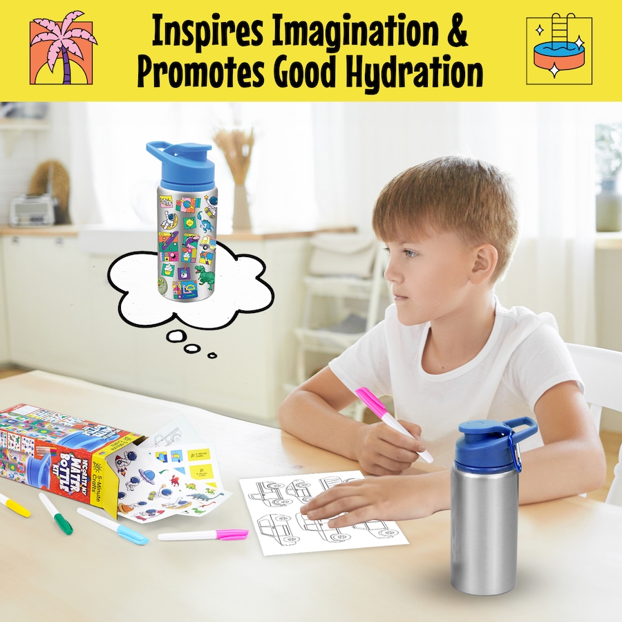 Image 119949_ALTMORE3.jpg, Product 119-949 / Price $19.88, 5-Minute Craft Water Bottle Kit (2-pack) from 5-Minute Crafts on TSC.ca's Kitchen department