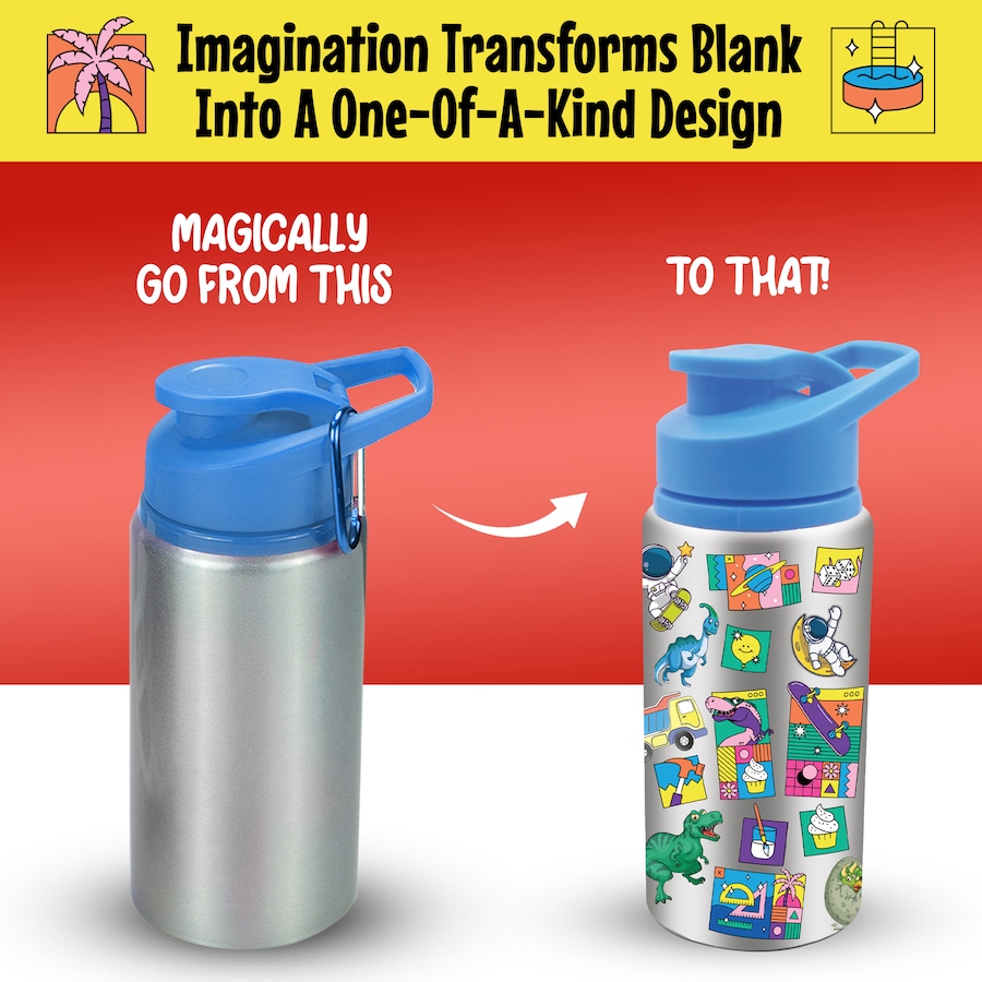 Image 119949_ALTMORE7.jpg, Product 119-949 / Price $19.88, 5-Minute Craft Water Bottle Kit (2-pack) from 5-Minute Crafts on TSC.ca's Kitchen department