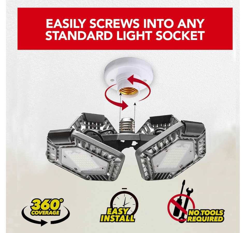 Image 119951_ALTMORE2.jpg, Product 119-951 / Price $39.99, Bell + Howell Quad Burst Multi-Directional LED Light from Bell + Howell on TSC.ca's Home & Garden department