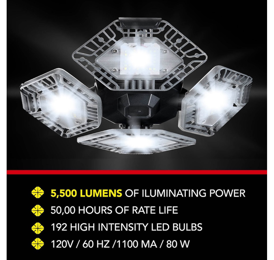 Image 119951_ALTMORE3.jpg, Product 119-951 / Price $39.99, Bell + Howell Quad Burst Multi-Directional LED Light from Bell + Howell on TSC.ca's Home & Garden department