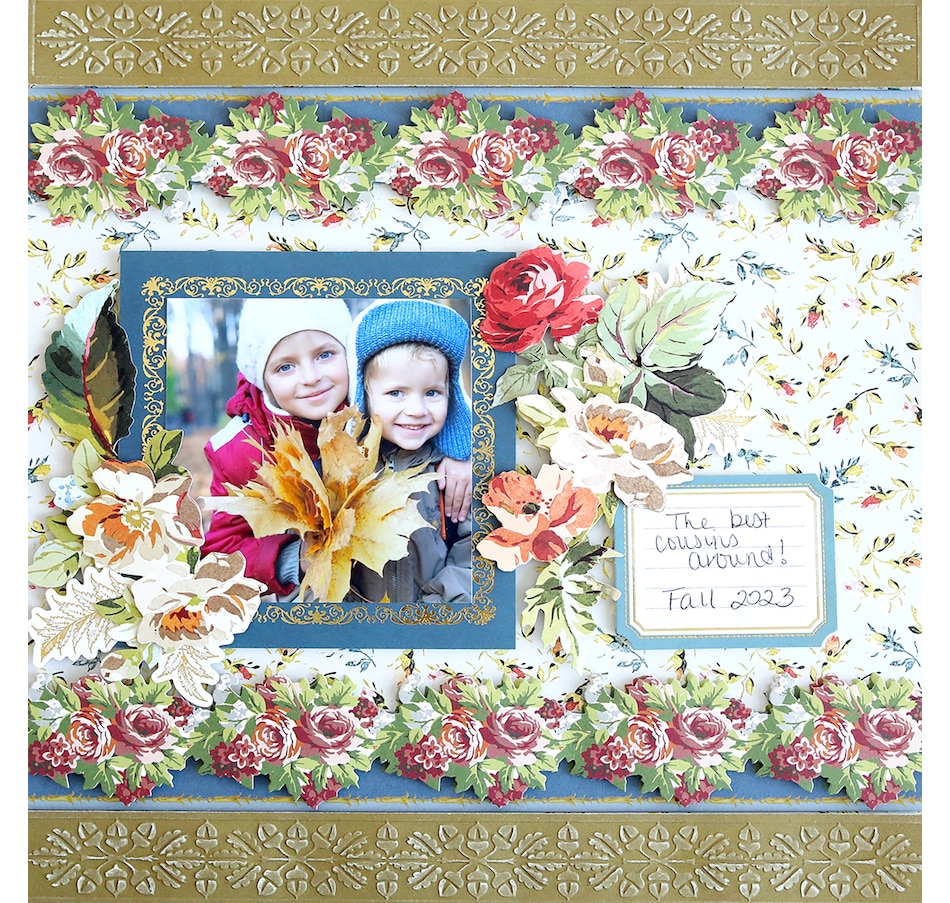 Image 119957_ALTMORE1.jpg, Product 119-957 / Price $39.99, Anna Griffin 12" Cut and Emboss Folders: Fall Floral from Anna Griffin on TSC.ca's Home & Garden department