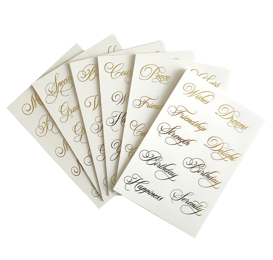 Image 119961_EVEDY.jpg, Product 119-961 / Price $39.99, Anna Griffin Perfect Title Stickers from Anna Griffin on TSC.ca's Home & Garden department