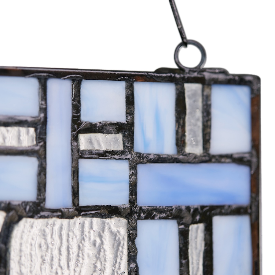 Image 119972_ALTMORE7.jpg, Product 119-972 / Price $62.88, Tiffany Style Lighting 11" John Blue Jay Stained Glass Window Panel from Tiffany Style Lighting on TSC.ca's Home & Garden department