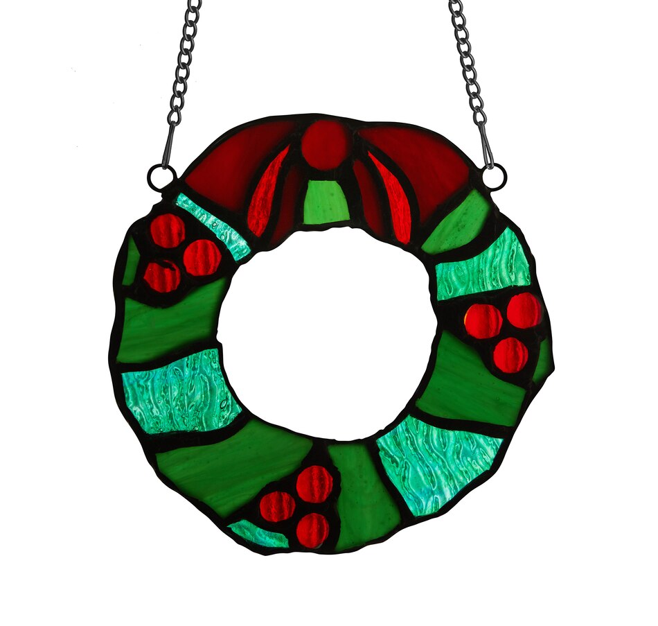 Image 119974_ALTMORE5.jpg, Product 119-974 / Price $39.88, Tiffany Style Lighting Glass Holiday Suncatchers (set of 5) from Tiffany Style Lighting on TSC.ca's Home & Garden department