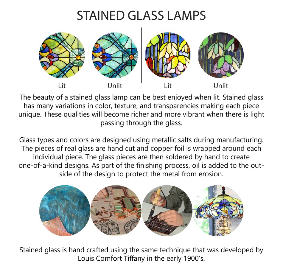 Image 119975_ALTMORE6.jpg, Product 119-975 / Price $169.99, Tiffany Style 5.75"H Multi-Coloured Book Stack Stained Glass Accent Lamp from Tiffany Style Lighting on TSC.ca's Home & Garden department