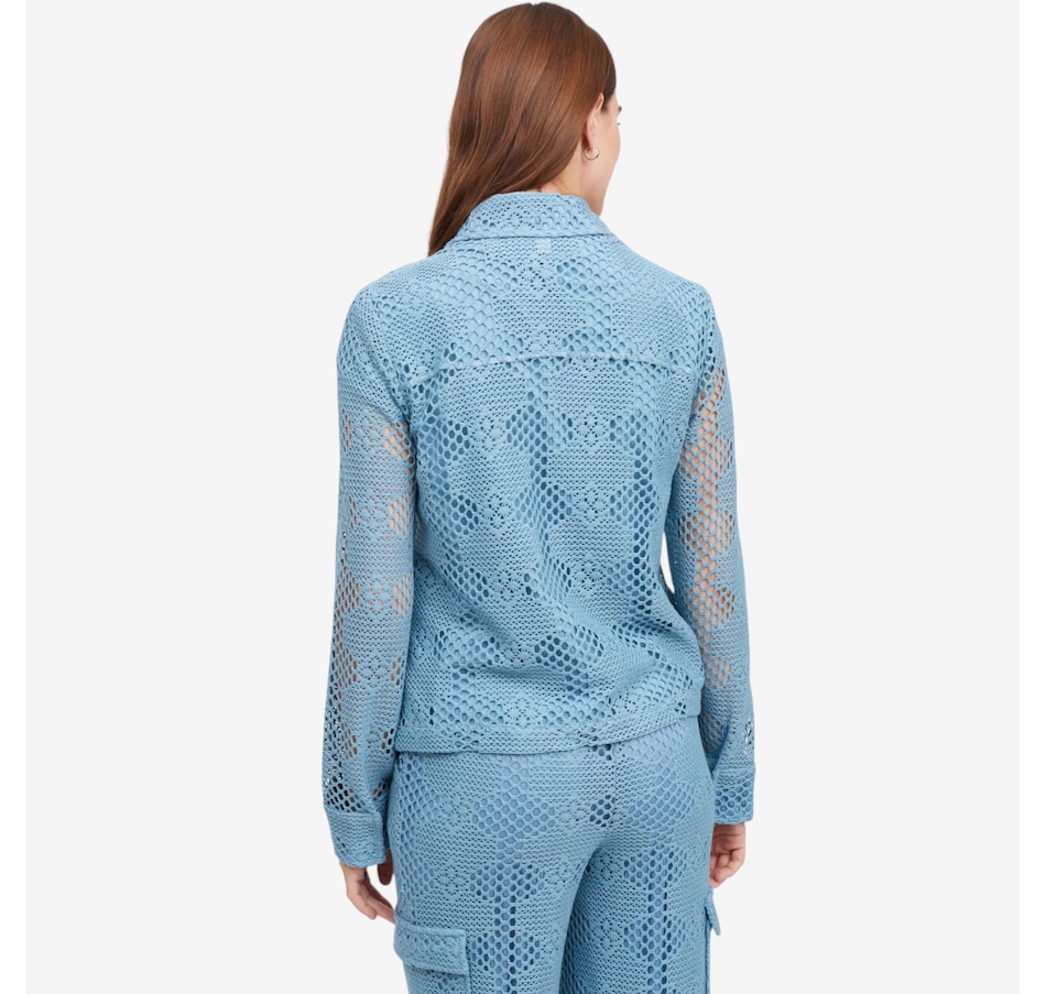 Image 120087_ALTMORE3.jpg, Product 120-087 / Price $139.99, Jhoan Sebastian Grey Summer Crochet Jacket from Jhoan Sebastian Grey on TSC.ca's Fashion department