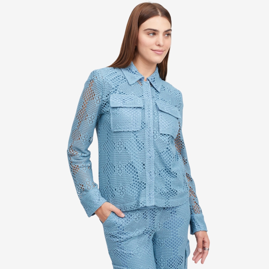 Image 120087_AQB.jpg, Product 120-087 / Price $79.88, Jhoan Sebastian Grey Summer Crochet Jacket from Jhoan Sebastian Grey on TSC.ca's Fashion department