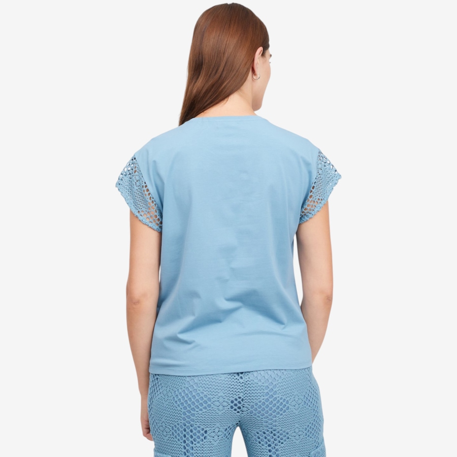 Image 120089_ALTMORE3.jpg, Product 120-089 / Price $89.99, Jhoan Sebastian Grey Crochet Detail Tee from Jhoan Sebastian Grey on TSC.ca's Fashion department