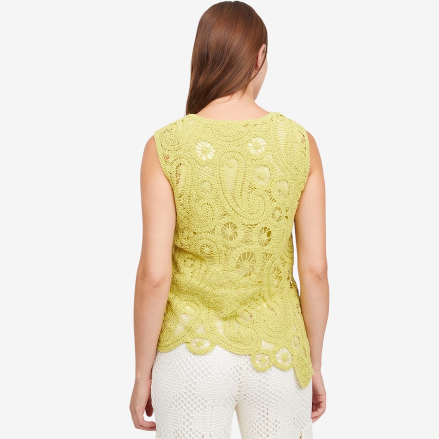Image 120092_ALTMORE4.jpg, Product 120-092 / Price $59.88, Jhoan Sebastian Grey Sleeveless Crochet Top from Jhoan Sebastian Grey on TSC.ca's Fashion department
