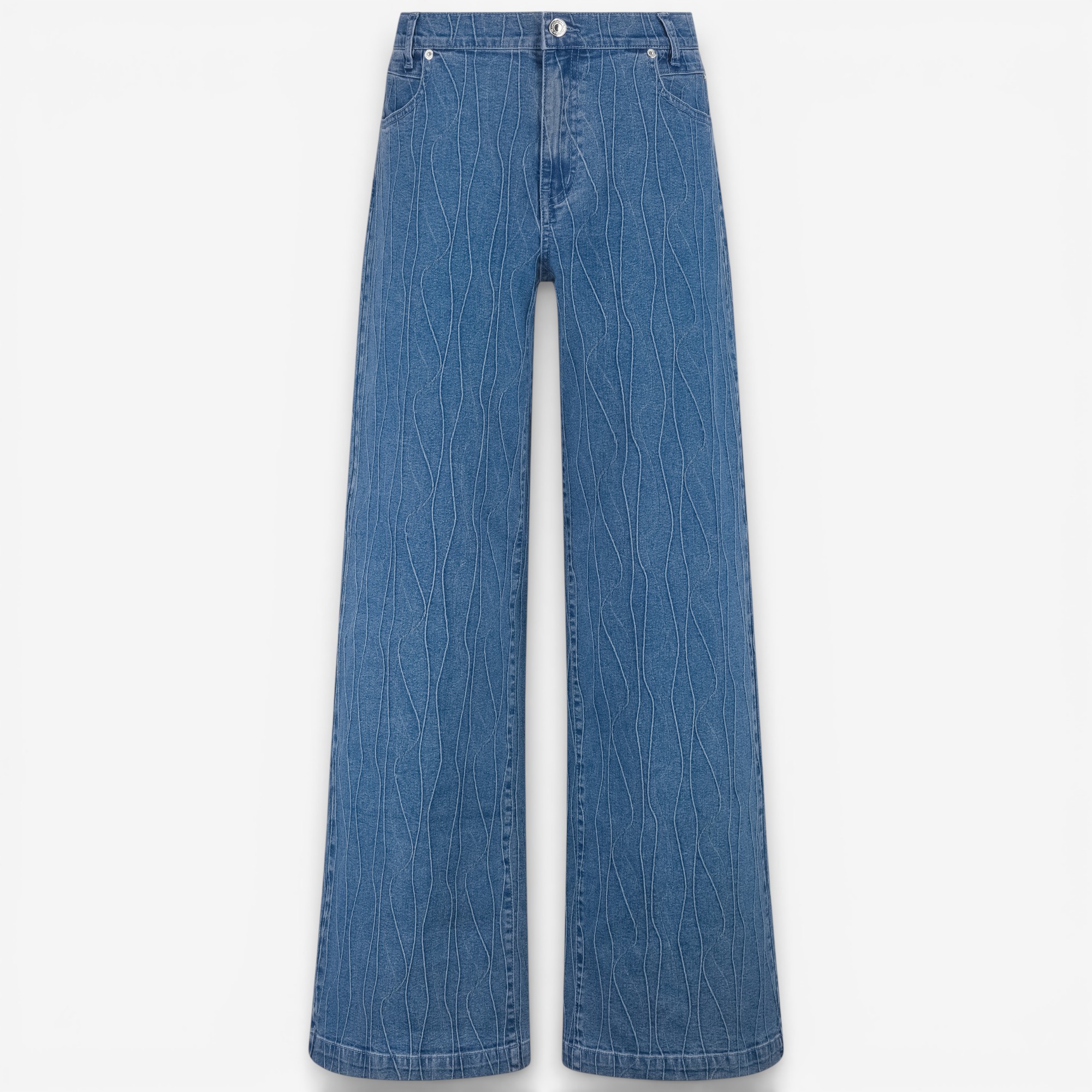Tramontana Pintuck Denim Trousers - TSC.ca