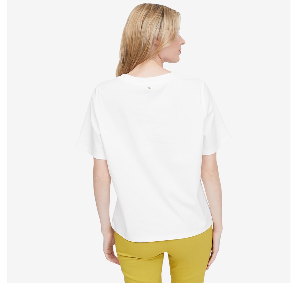 Image 120434_ALTMORE2.jpg, Product 120-434 / Price $44.88, Tramontana Flower Detail T-Shirt from Tramontana on TSC.ca's Fashion department