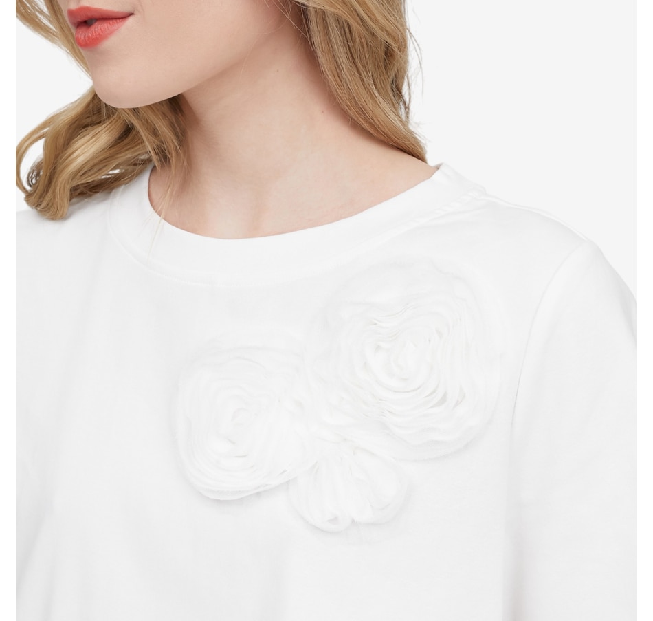 Image 120434_ALTMORE3.jpg, Product 120-434 / Price $44.88, Tramontana Flower Detail T-Shirt from Tramontana on TSC.ca's Fashion department