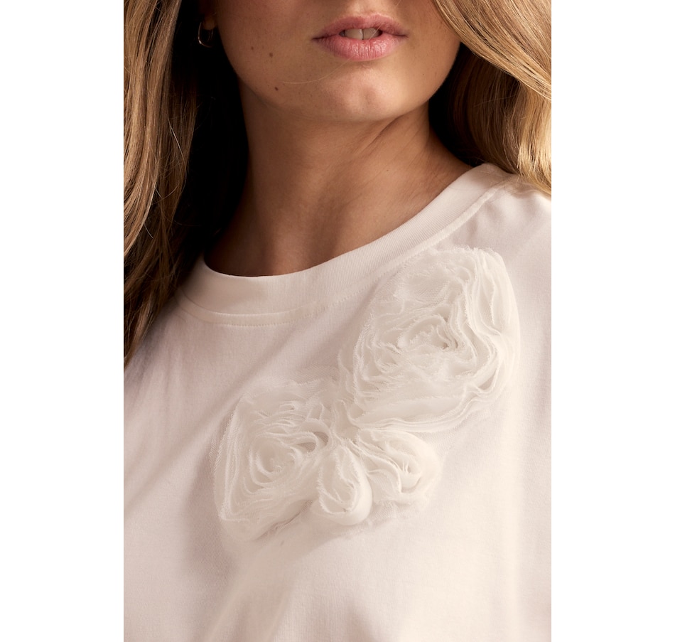 Image 120434_ALTMORE5.jpg, Product 120-434 / Price $44.88, Tramontana Flower Detail T-Shirt from Tramontana on TSC.ca's Fashion department