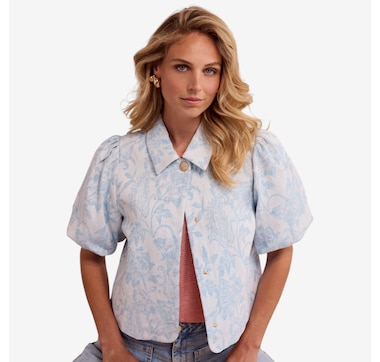 Tramontana Denim Jacquard Jacket