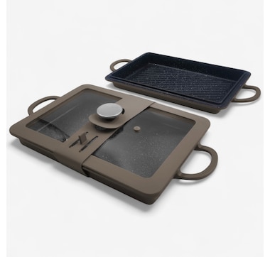Curtis Stone 9" x 13" Baker Griddle and Grill Set