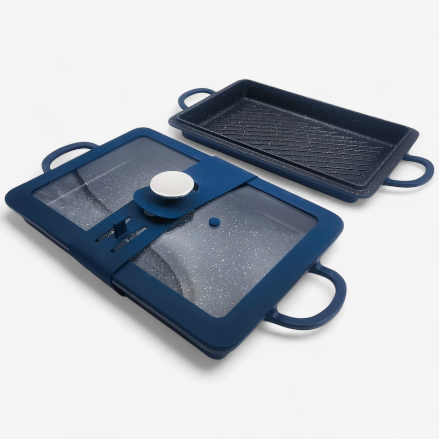 Image 120507_MID.jpg, Product 120-507 / Price $89.99, Curtis Stone 9" x 13" Baker Griddle and Grill Set from Curtis Stone on TSC.ca's Kitchen department