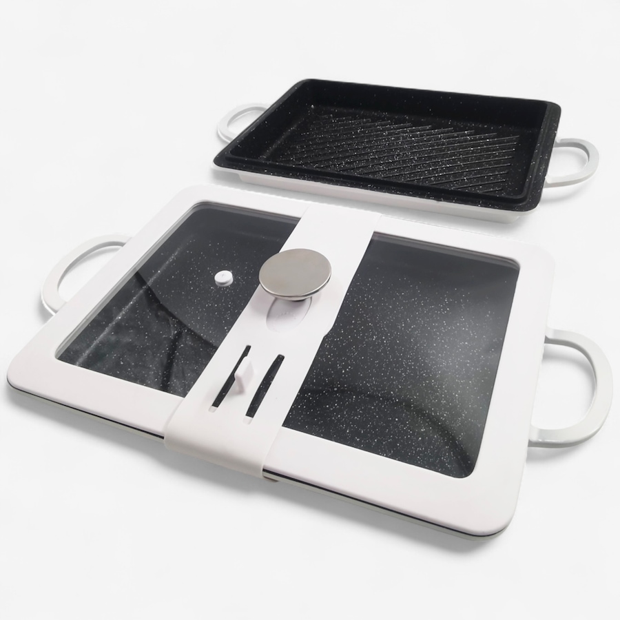 Image 120507_WHT.jpg, Product 120-507 / Price $89.99, Curtis Stone 9" x 13" Baker Griddle and Grill Set from Curtis Stone on TSC.ca's Kitchen department