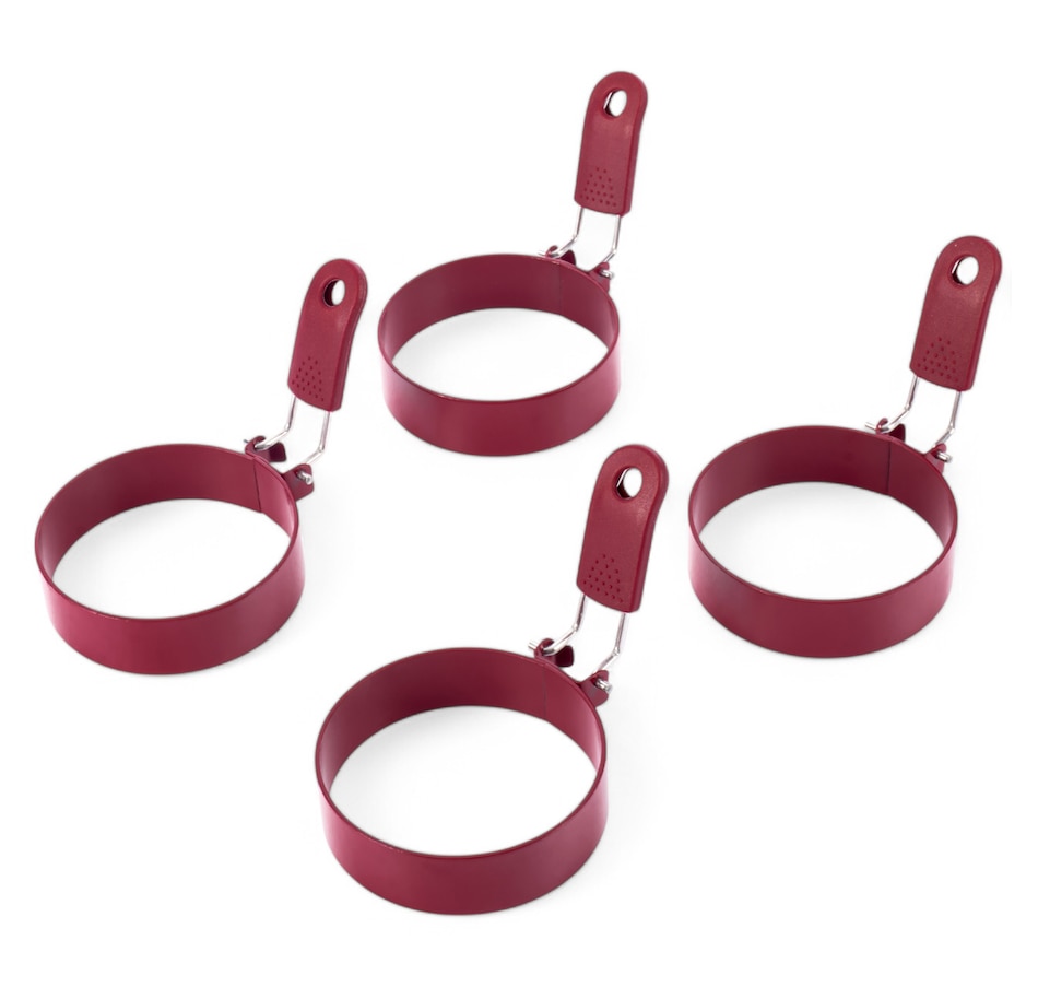 Image 120508_RED.jpg, Product 120-508 / Price $24.99, Curtis Stone Egg Rings (set of 4) from Curtis Stone on TSC.ca's Kitchen department