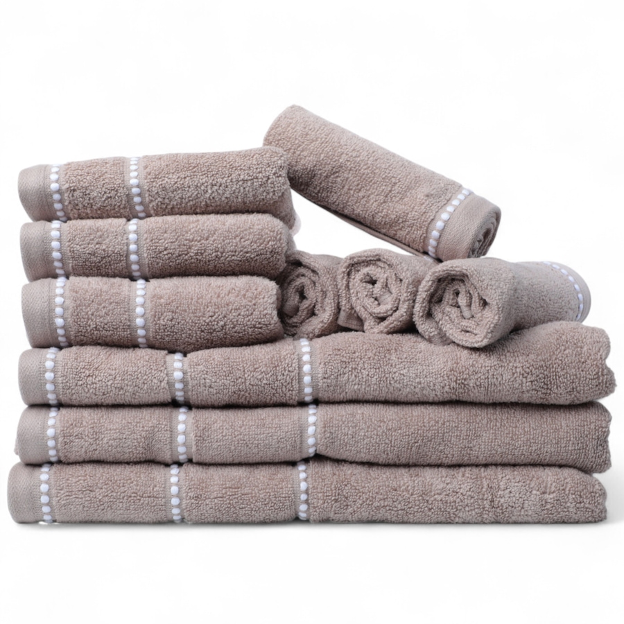 Image 120521_SAN.jpg, Product 120-521 / Price $42.88, Home Suite Essentials 10-Piece Towel Set from Home Suite on TSC.ca's Home & Garden department