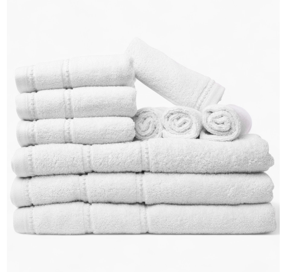 Image 120521_WHT.jpg, Product 120-521 / Price $52.00, Home Suite Essentials 10-Piece Towel Set from Home Suite on TSC.ca's Home & Garden department