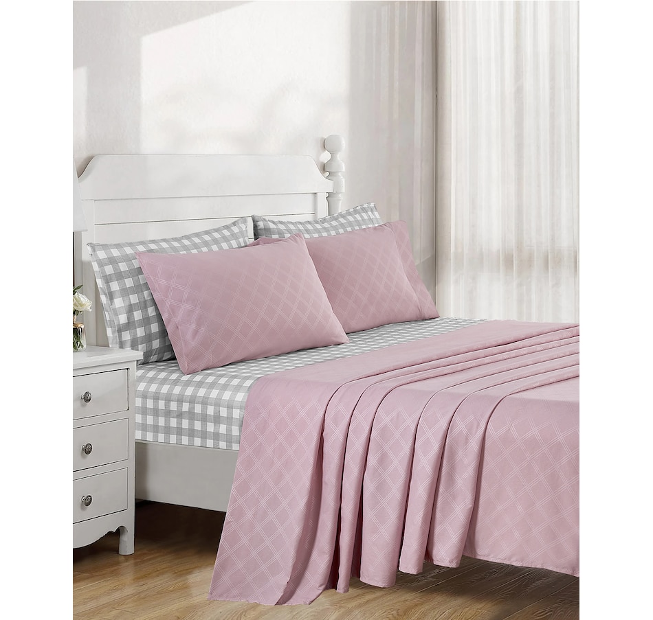 Image 120527_GINPK.jpg, Product 120-527 / Price $119.99, Claro Living Home Sheet Set (2-pack) from Claro Living Home on TSC.ca's Home & Garden department