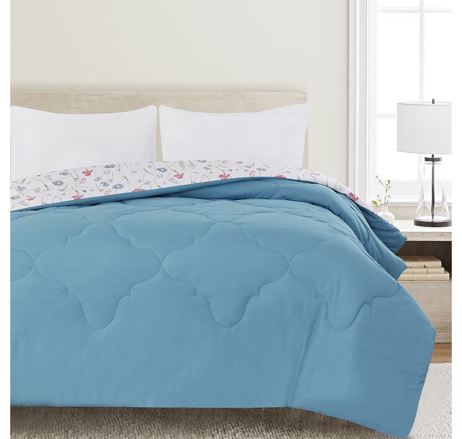 Image 120528_FRBLE.jpg, Product 120-528 / Price $99.99, Claro Living Home Reversible Comforter from Claro Living Home on TSC.ca's Home & Garden department