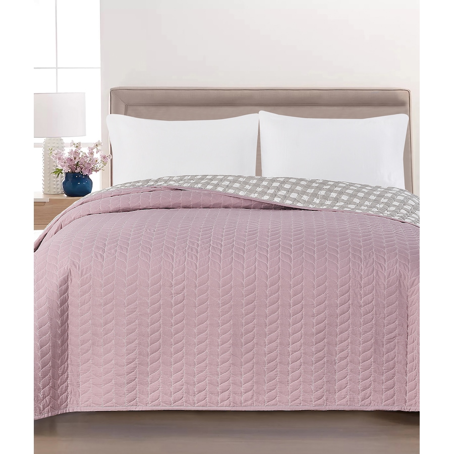 Image 120529_GINPK.jpg, Product 120-529 / Price $49.99, Claro Living Home Reversible Quilt from Claro Living Home on TSC.ca's Home & Garden department