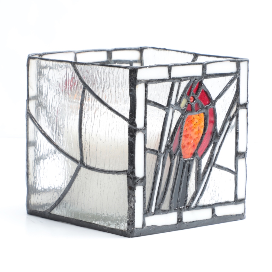 Image 120533_ALTMORE5.jpg, Product 120-533 / Price $64.88, Tiffany Style Lighting Stained Glass Bird Candleholders with Scented Candles (set of 2) from Tiffany Style Lighting on TSC.ca's Home & Garden department