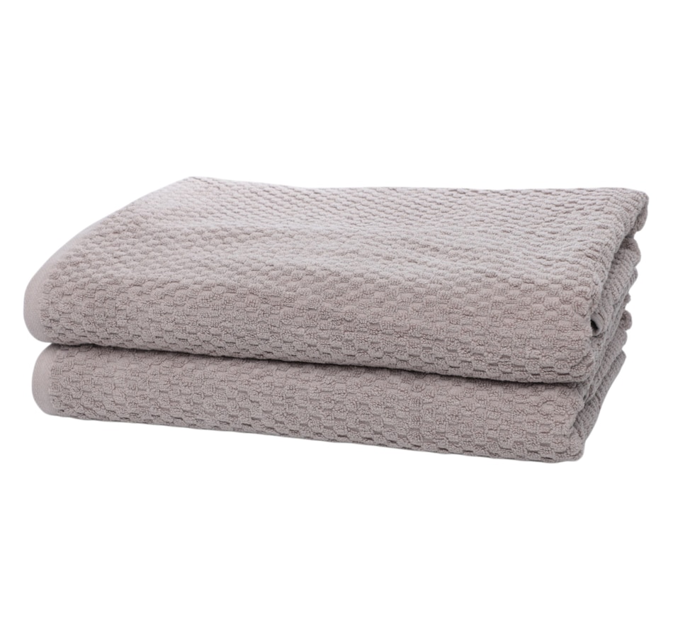 Image 120540_TPE.jpg, Product 120-540 / Price $59.99, Home Suite Jacquard Tiles Bath Sheet Set (2-pack) from Home Suite on TSC.ca's Home & Garden department