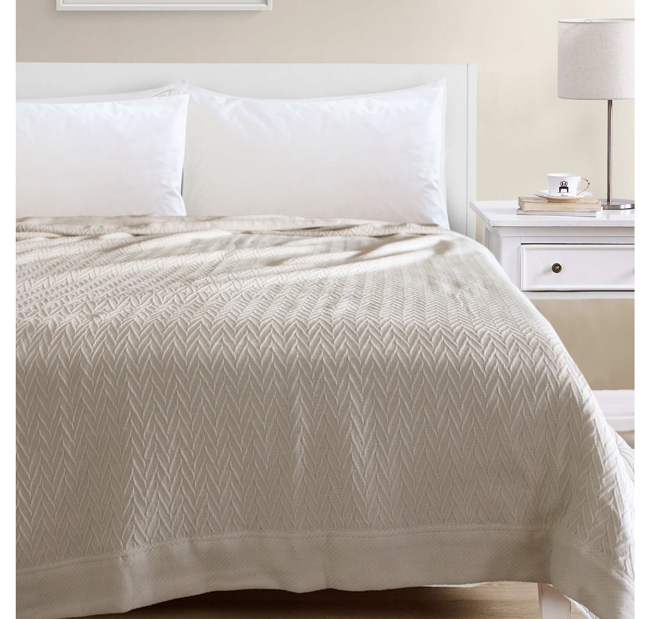 Image 120564_SAN.jpg, Product 120-564 / Price $79.99, Home Suite Essentials Cotton Blanket from Home Suite on TSC.ca's Home & Garden department