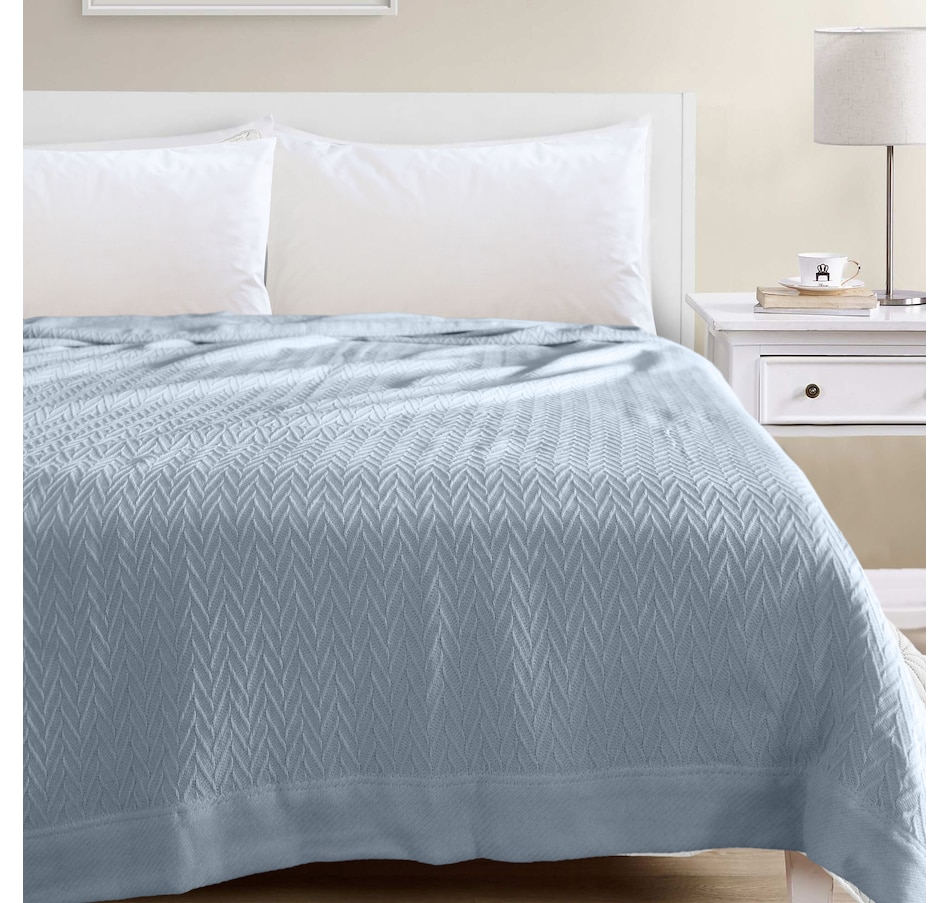 Image 120564_SLEBE.jpg, Product 120-564 / Price $79.99, Home Suite Essentials Cotton Blanket from Home Suite on TSC.ca's Home & Garden department