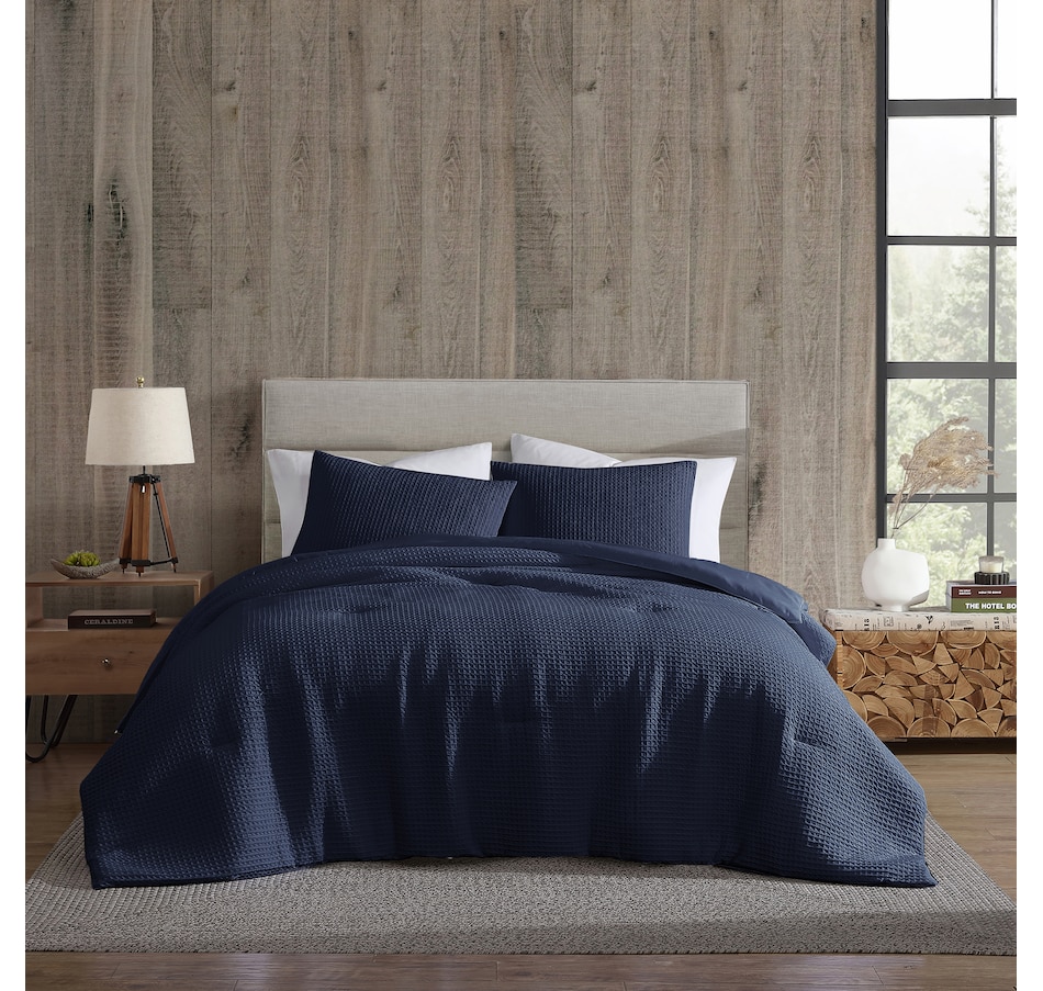 Image 120565_NVY.jpg, Product 120-565 / Price $49.99 - $69.99, Coleman Waffle Comforter Set from Coleman on TSC.ca's Home & Garden department