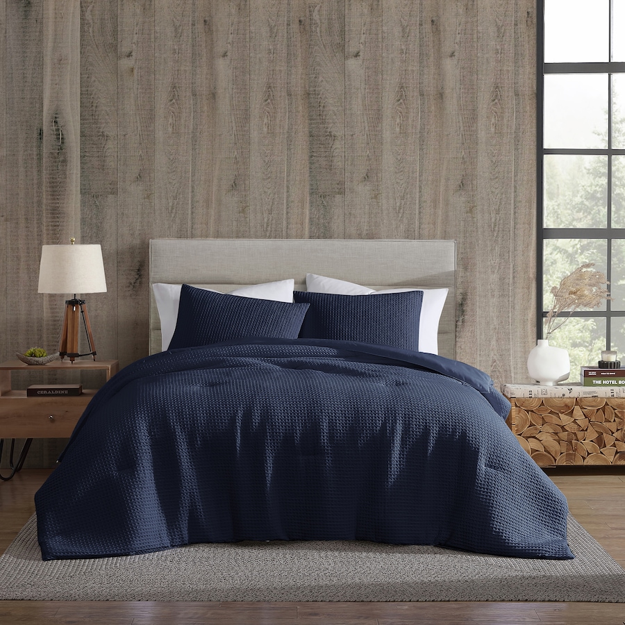 Image 120565_NVY.jpg, Product 120-565 / Price $69.99 - $89.99, Coleman Waffle Comforter Set from Coleman on TSC.ca's Home & Garden department