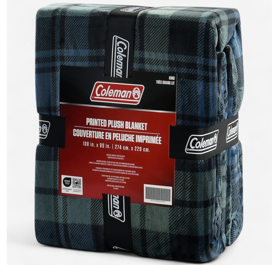 Image 120566_ALTMORE4.jpg, Product 120-566 / Price $49.99, Coleman Plaid Plush Blanket from Coleman on TSC.ca's Home & Garden department