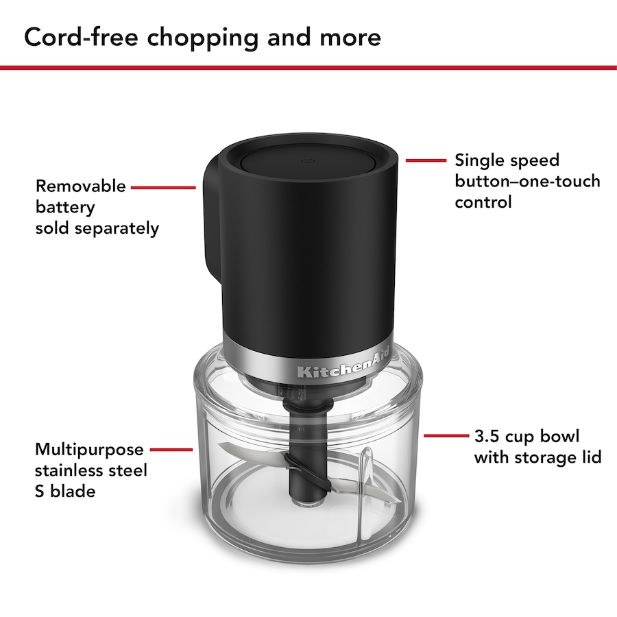 Image 120572_ALTMORE15.jpg, Product 120-572 / Price $139.99, KitchenAid Go Cordless Top Down Chopper from KitchenAid on TSC.ca's Kitchen department