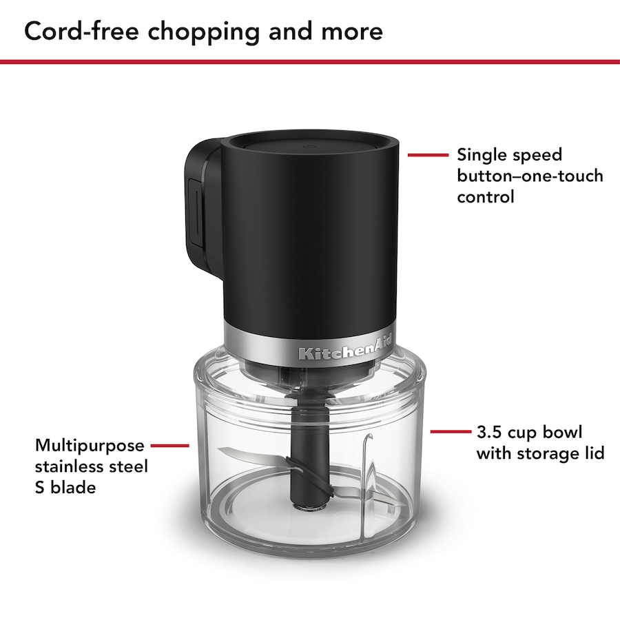 Image 120572_ALTMORE16.jpg, Product 120-572 / Price $139.99, KitchenAid Go Cordless Top Down Chopper from KitchenAid on TSC.ca's Kitchen department