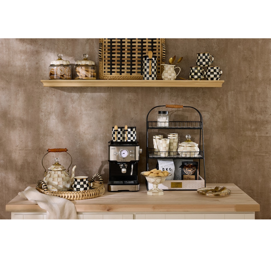 Image 120579_ALTMORE3.jpg, Product 120-579 / Price $86.00, MacKenzie-Childs Farmhouse Canister (set of 2) from MacKenzie Childs on TSC.ca's Kitchen department