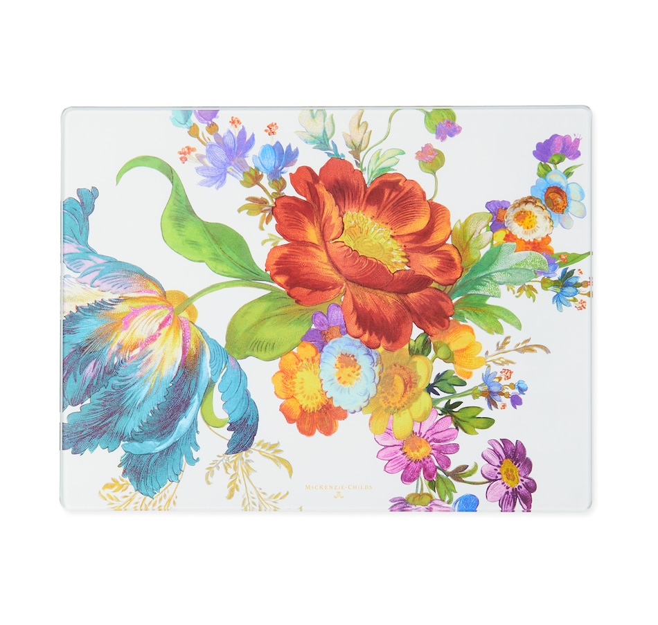 Image 120581_ALTMORE3.jpg, Product 120-581 / Price $86.00, MacKenzie-Childs Tempered Glass Cutting Board (set of 2) from MacKenzie Childs on TSC.ca's Kitchen department