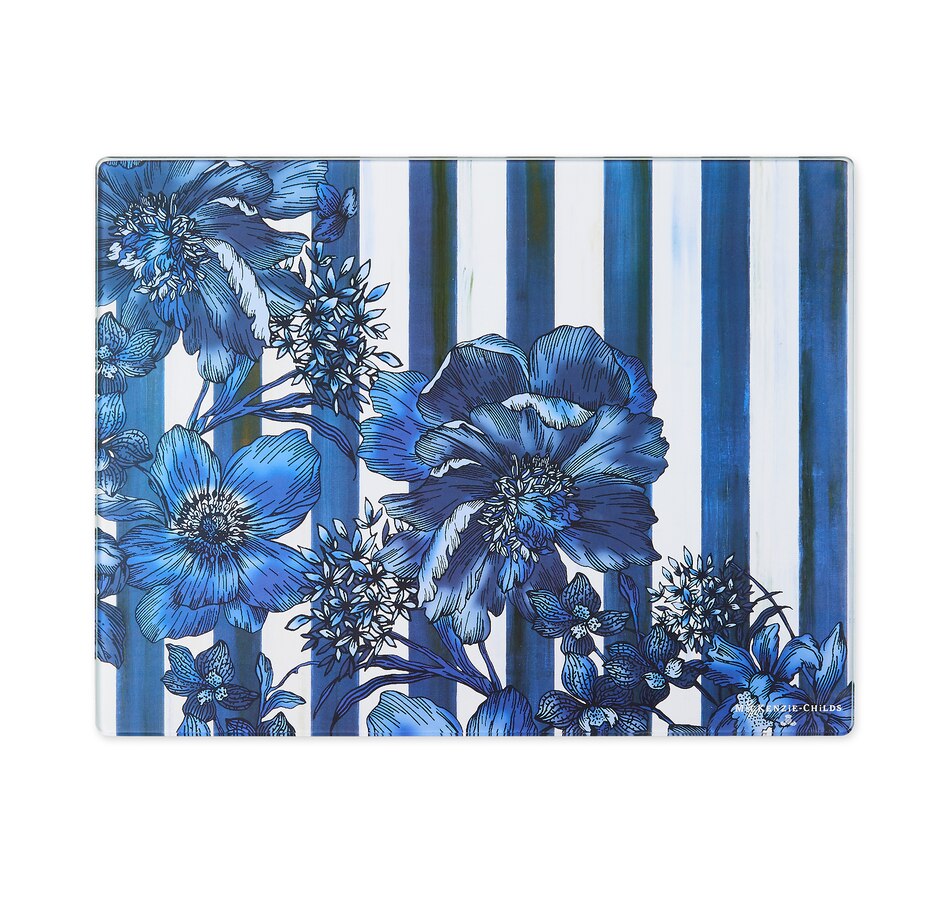 Image 120581_ALTMORE9.jpg, Product 120-581 / Price $86.00, MacKenzie-Childs Tempered Glass Cutting Board (set of 2) from MacKenzie Childs on TSC.ca's Kitchen department