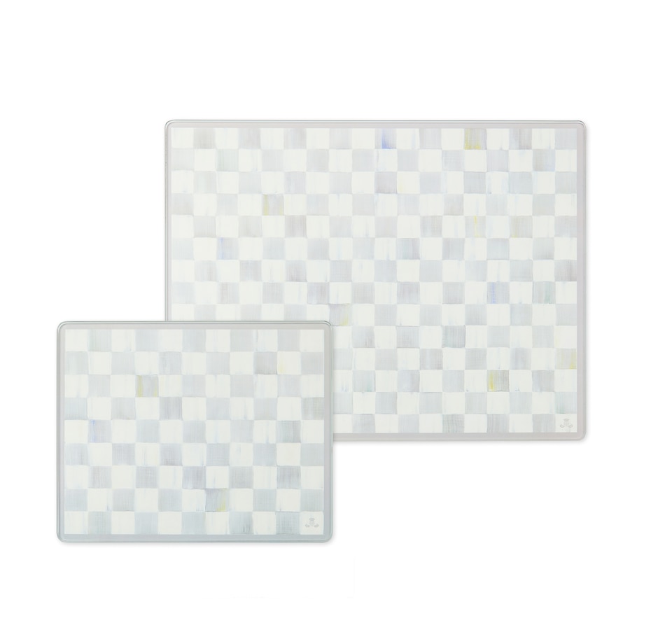 Image 120581_STLCK.jpg, Product 120-581 / Price $86.00, MacKenzie-Childs Tempered Glass Cutting Board (set of 2) from MacKenzie Childs on TSC.ca's Kitchen department
