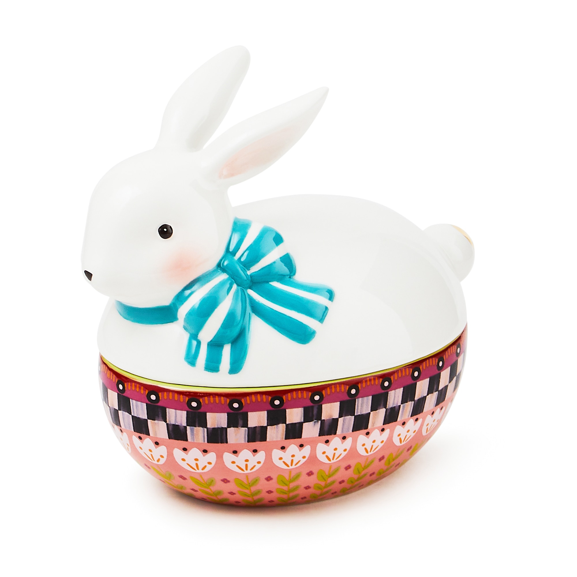 MacKenzie-Childs White Rabbit Dish – |VESIMI Design| Luxury