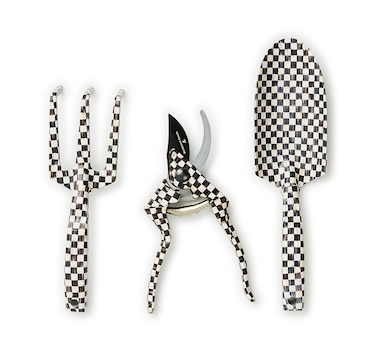 MacKenzie-Childs Courtly Check Gardening Tools (set of 3)