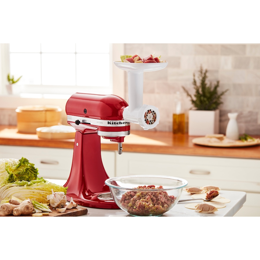 Image 120653_ALTMORE11.jpg, Product 120-653 / Price $169.99, KitchenAid Food Grinder and Fresh Prep Slicer/Shredder Attachment Bundle from KitchenAid on TSC.ca's Kitchen department
