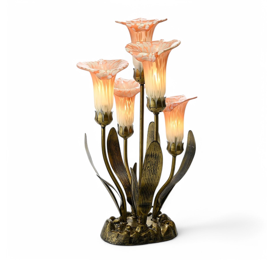 Image 120654_CRL.jpg, Product 120-654 / Price $259.99, Tiffany Style 20" Hand-Blown Glass Calla Lily Lamp from Tiffany Style Lighting on TSC.ca's Home & Garden department