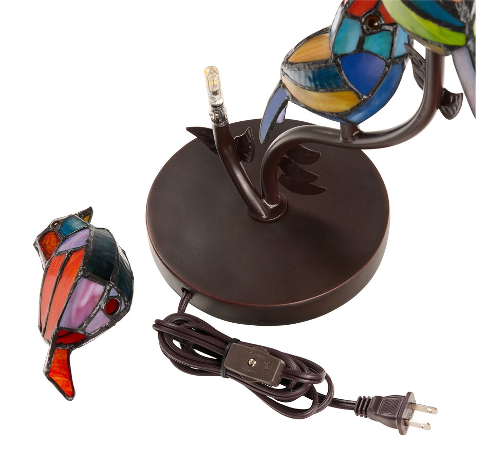 Image 120656_ALTMORE3.jpg, Product 120-656 / Price $299.99, Tiffany Style Birds on a Branch Accent Lamp from Tiffany Style Lighting on TSC.ca's Home & Garden department
