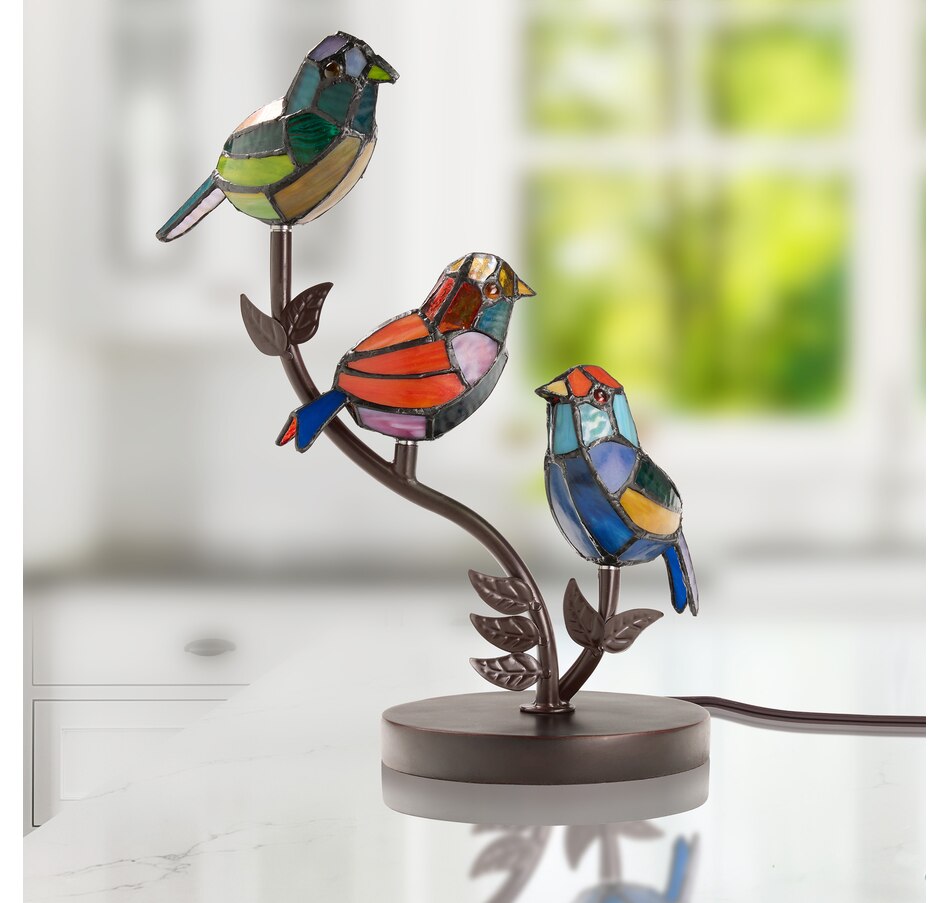 Image 120656_ALTMORE5.jpg, Product 120-656 / Price $299.99, Tiffany Style Birds on a Branch Accent Lamp from Tiffany Style Lighting on TSC.ca's Home & Garden department