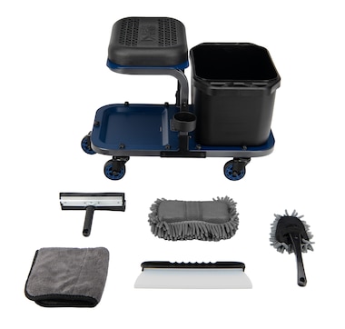 Urban Transit Car Wash Stool with Accessories
