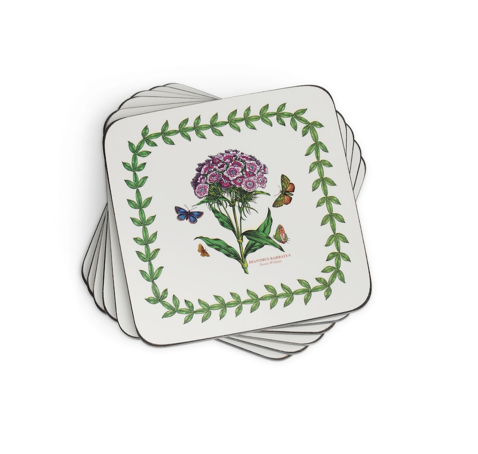 Image 120677.jpg, Product 120-677 / Price $19.99, Portmeirion Botanic Garden Coasters (set of 6) from Portmeirion - Spode on TSC.ca's Kitchen department