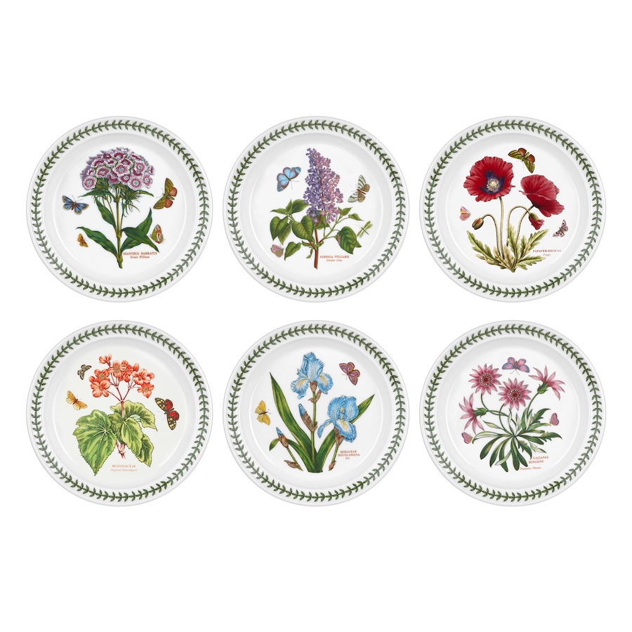 Image 120817.jpg, Product 120-817 / Price $161.94, Portmeirion Botanic Garden Salad Plates (set of 6) from Portmeirion - Spode on TSC.ca's Kitchen department
